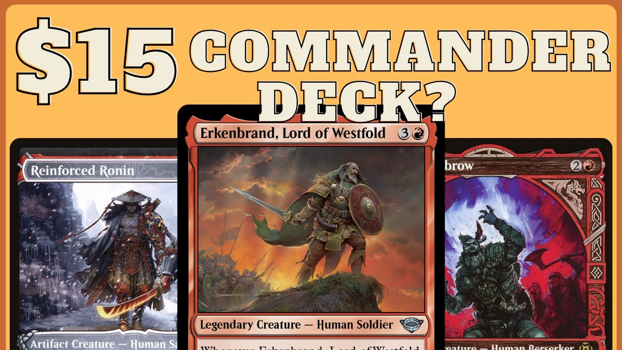 HOW To Build A Commander Deck For $15