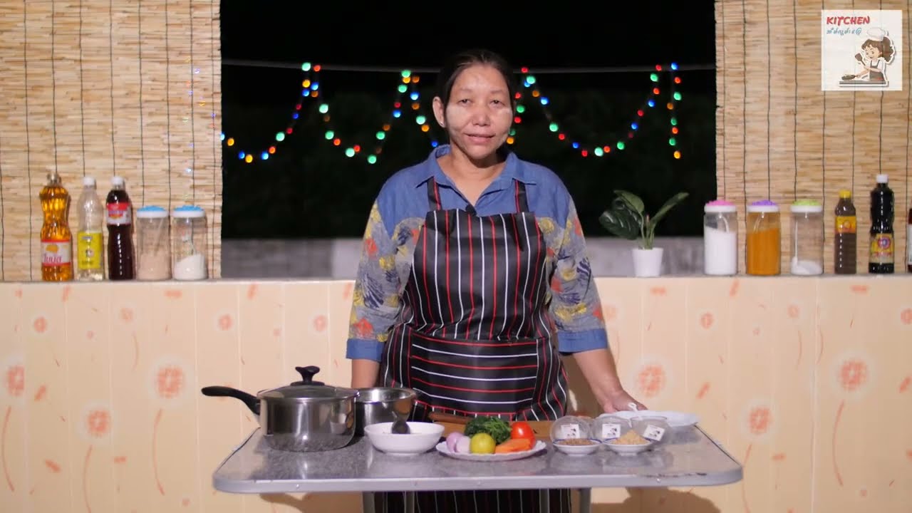 Homemade Spinach Salad by Kitchen Eain Lwan Pyay