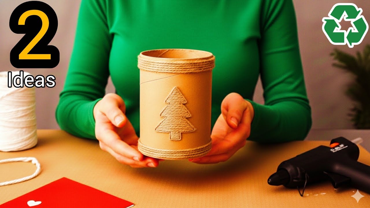 2 DIY Christmas Decoration Ideas That Look Expensive But Cost Almost Nothing!😊♻️
