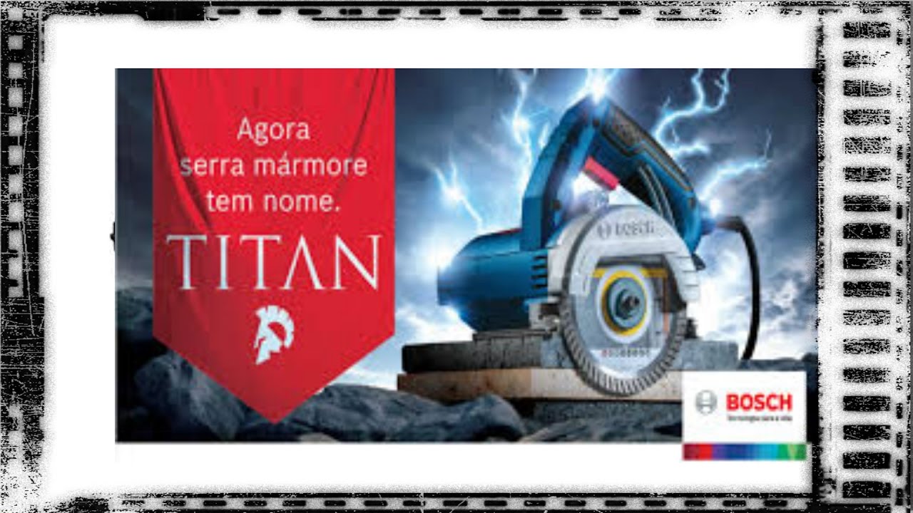 SERRA MÁRMORE TITAN BOSCH ***MÃO NA OBRA