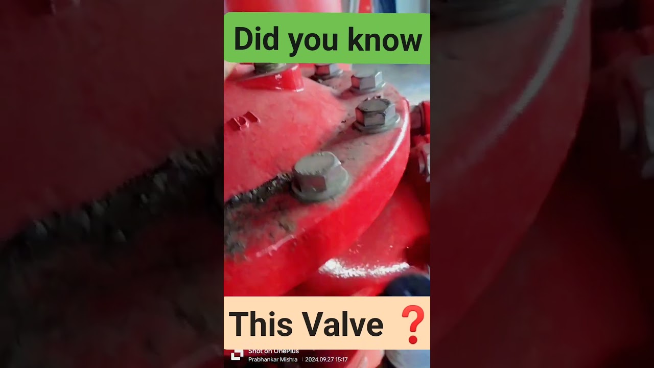 Did you know this valve ❓🤔..