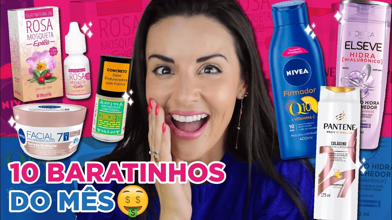 10 Produtos BARATINHOS de FARMÁCIA do MÊS!!!