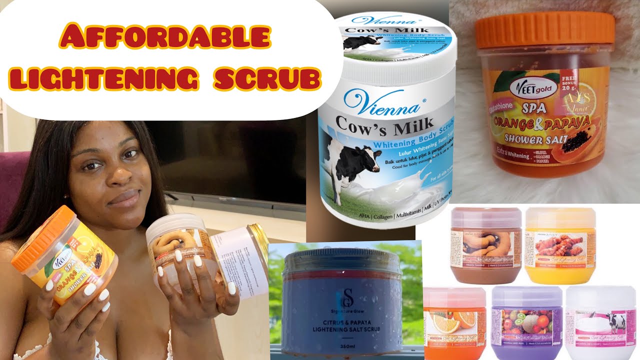 BEST AFFORDABLE LIGHTENING BODY SCRUB