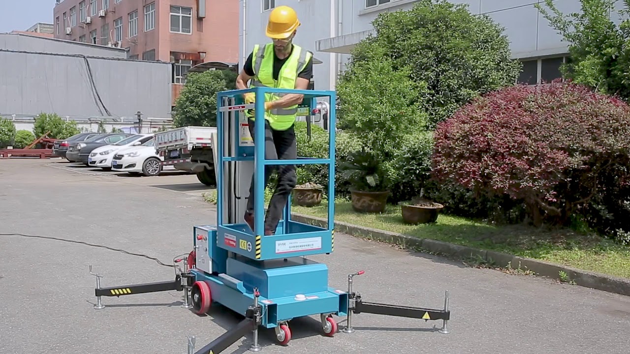 R10 Sivge single mast aerial work platform (6 -10m）