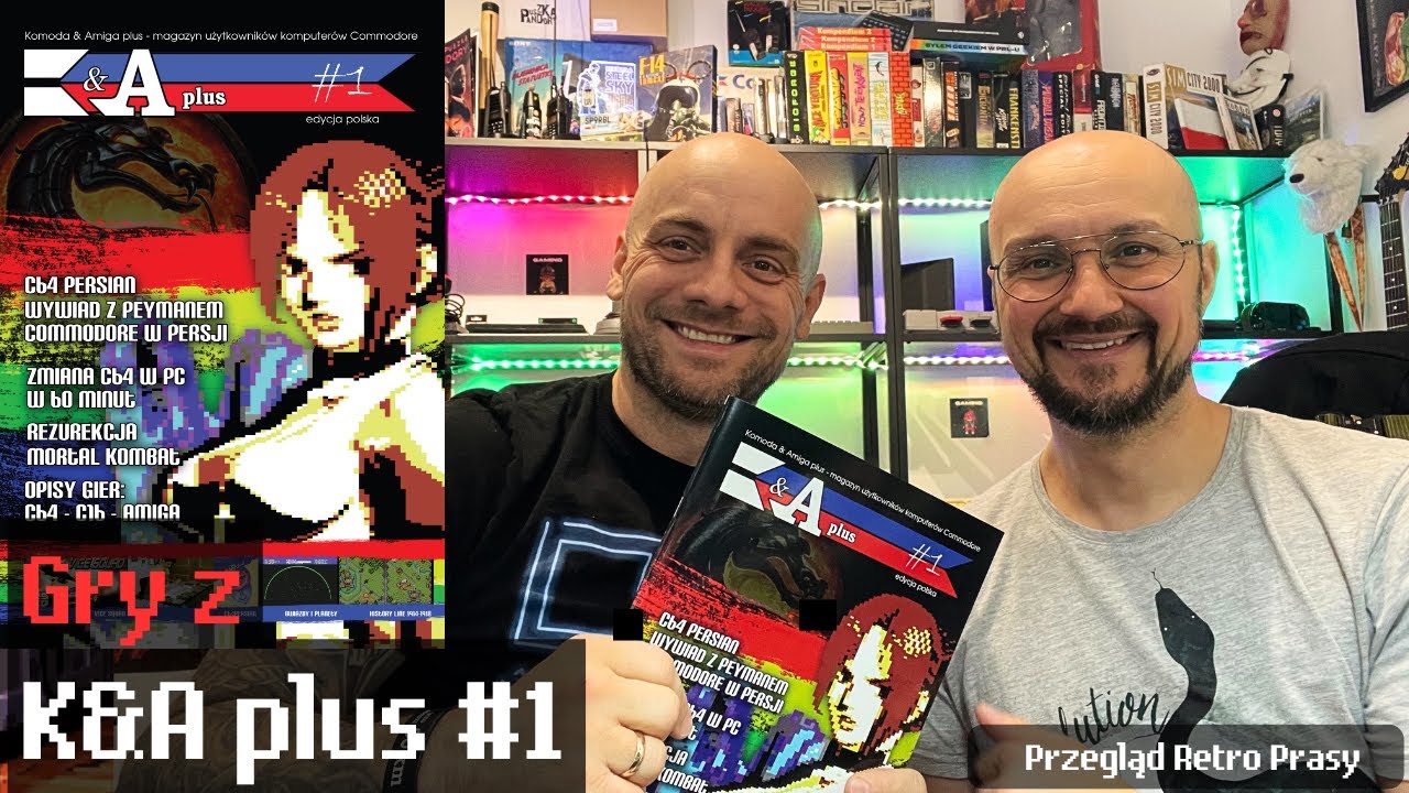 Komoda & Amiga plus #1 – gry, ciekawostki i perełki | Przegląd Retro Prasy (z Komkiem)