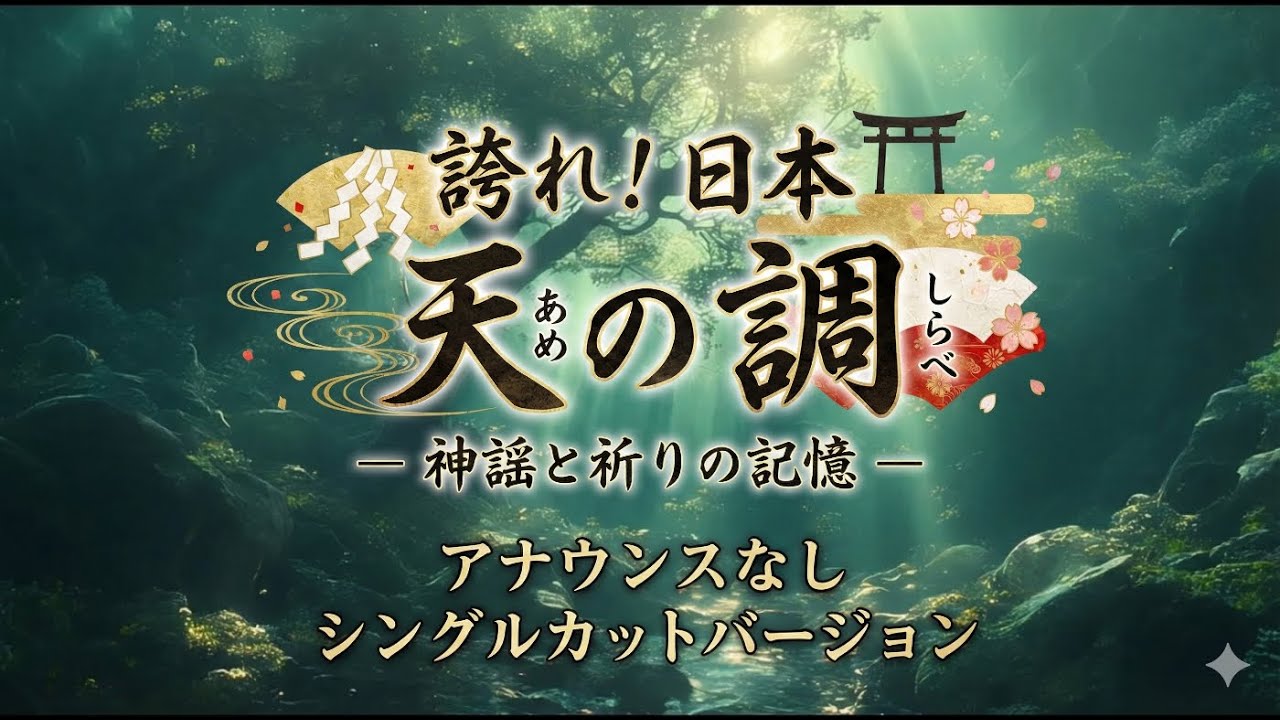 【天空の癒やし】心が洗われる神謡と祈りの記憶　「天（あめ）の調（しらべ）－　神謡と祈りの記憶　－」
