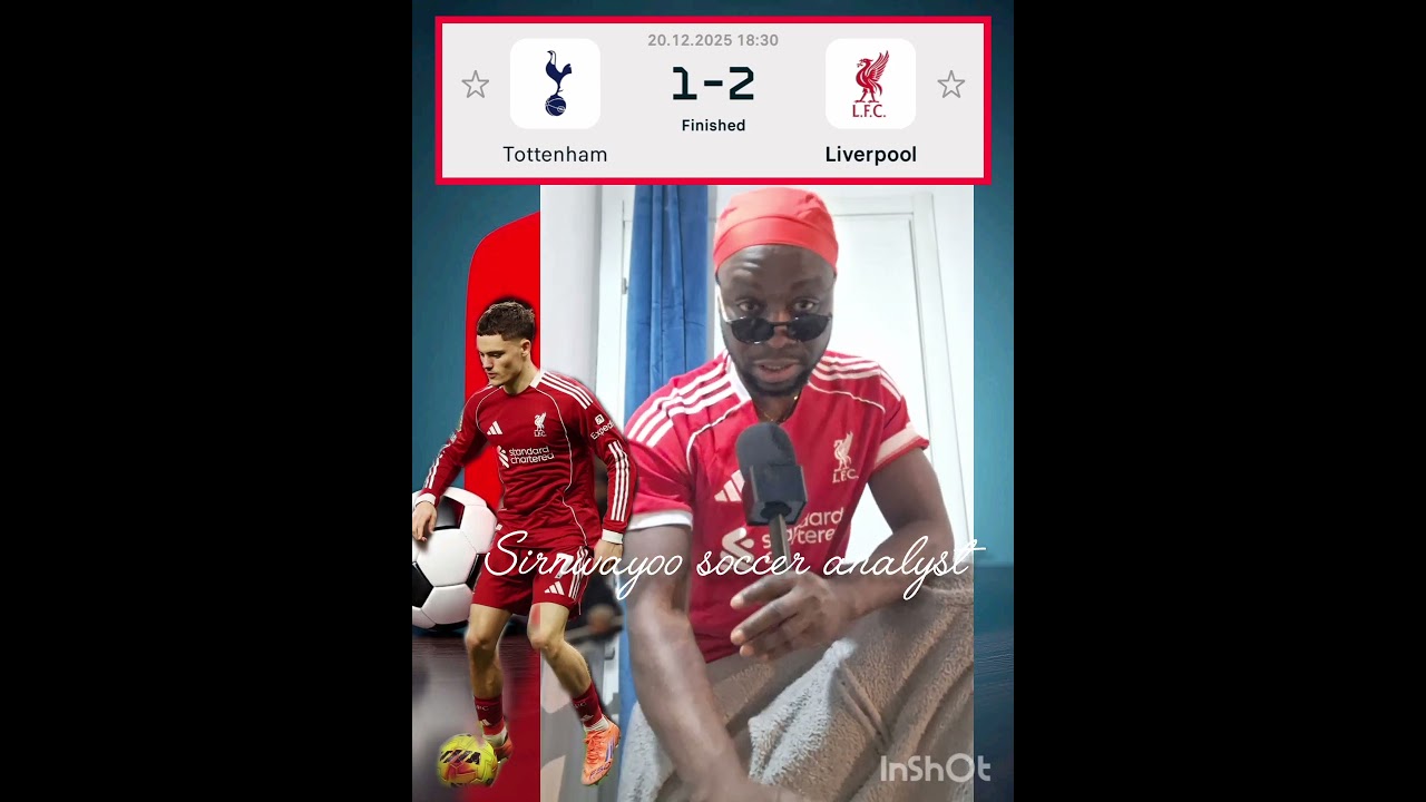 TOTTENHAM 1-2 LIVERPOOL Match review & performance Indepth analysis.