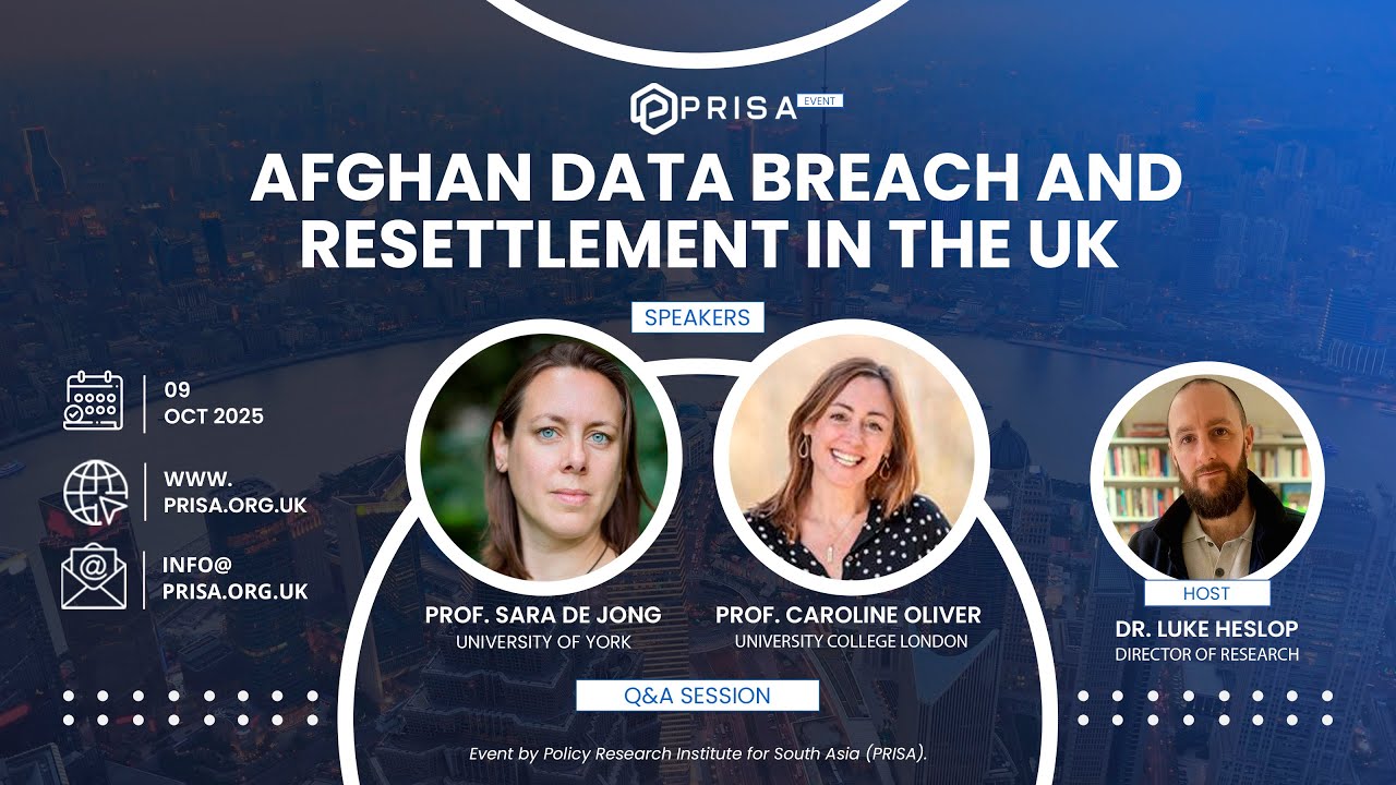 Afghan Data Breach and resettlement in the UK | QnA | Prof. Sara de Jong & Prof. Caroline Oliver