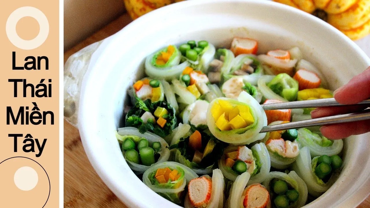 Món Ăn Chay | Cách Làm Rau Củ Cuộn Chay | Dễ Làm Ngon Đẹp