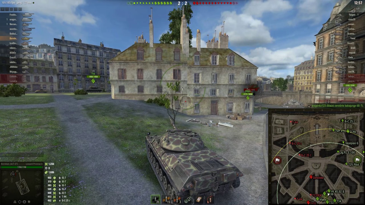 World of Tanks | Leopard PTA auf Paris