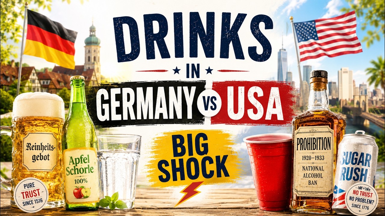 Drinks in Germany vs USA - Big Shock