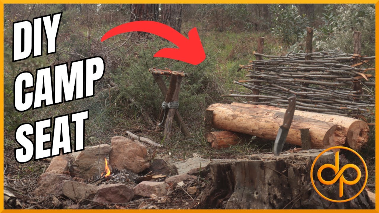 Как сделать СКАМЕЙКУ И ТАБУРЕТ BUSHCRAFT!!! | Bushcraft & Camping