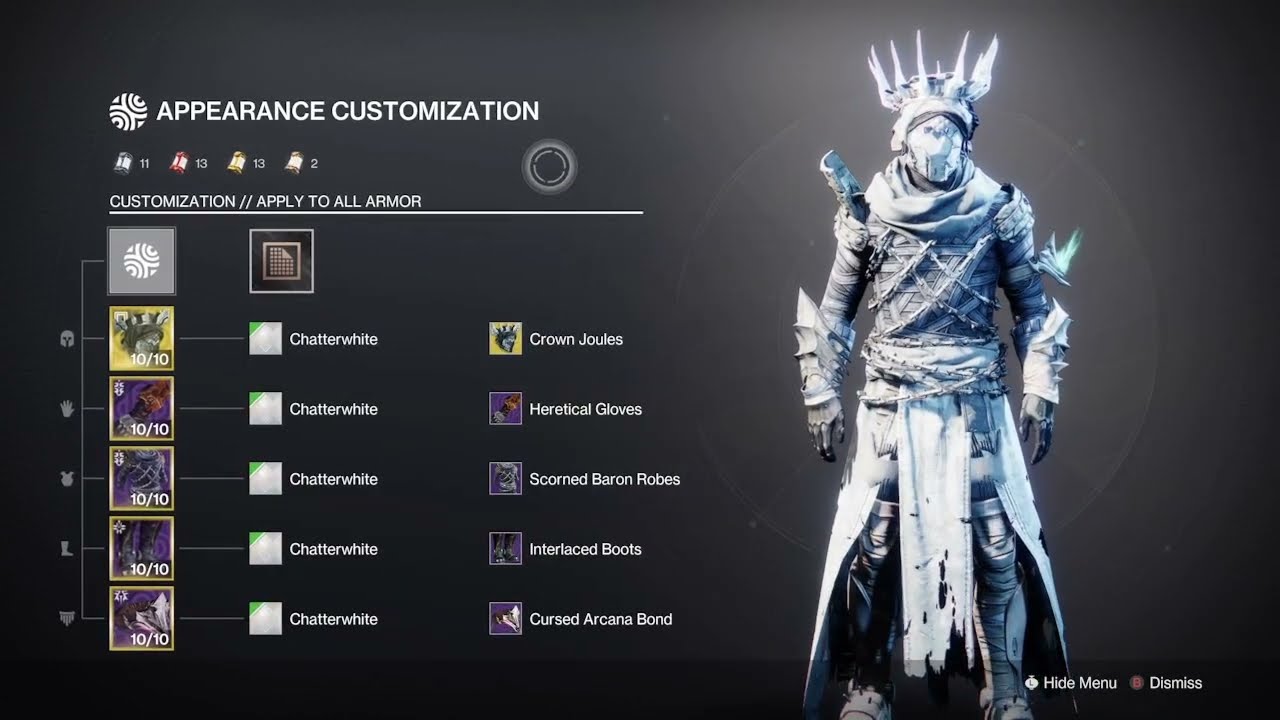 CHATTERWHITE SHADER (DESTINY 2: PAST IS PROLOGUE)