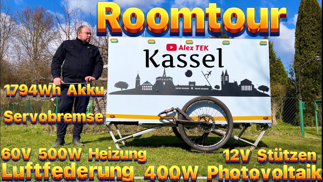 Roomtour Fahrrad Wohnwagen