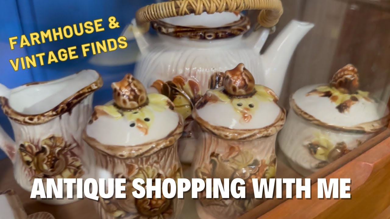 Slow Antique Store Browse | Vintage & Farmhouse Decor Finds for a Cozy Home