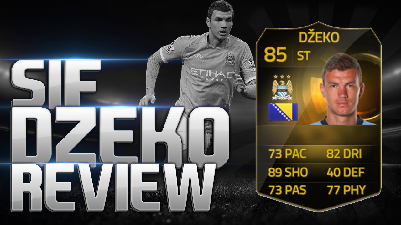 FIFA 15 SIF DZEKO REVIEW (85) | +IN GAME STATS | FIFA 15 PLAYER REVIEW