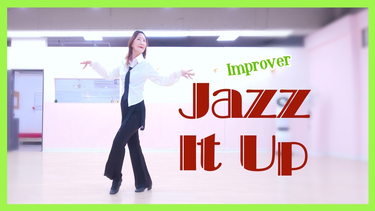 Jazz It Up - Line Dance(Improver) | 재즈잇업 라인댄스 | 퀸즈라인댄스𝐐𝐮𝐞𝐞𝐧𝐬 𝐋𝐢𝐧𝐞𝐃𝐚𝐧𝐜𝐞