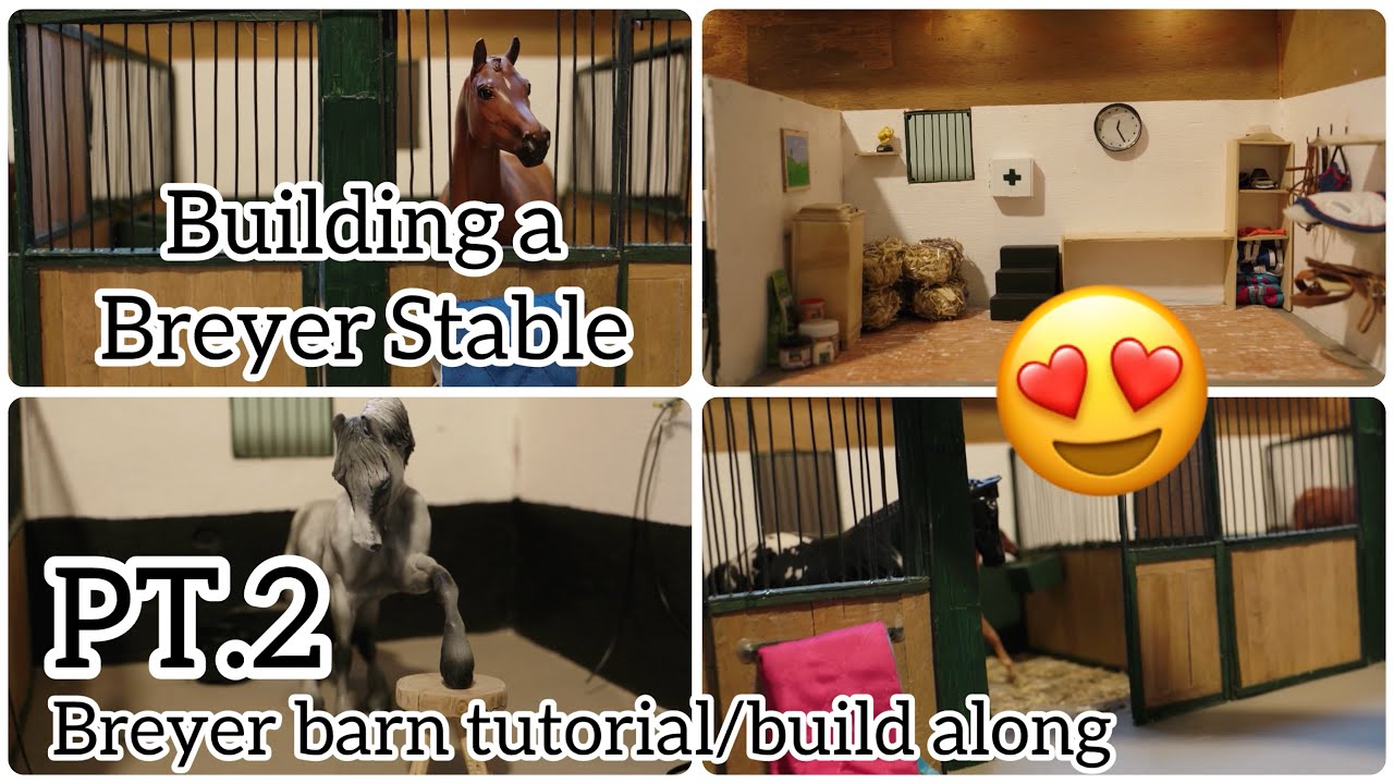 Building a Breyer Stable PT.2 | Breyer barn tutorial/build along 🐴