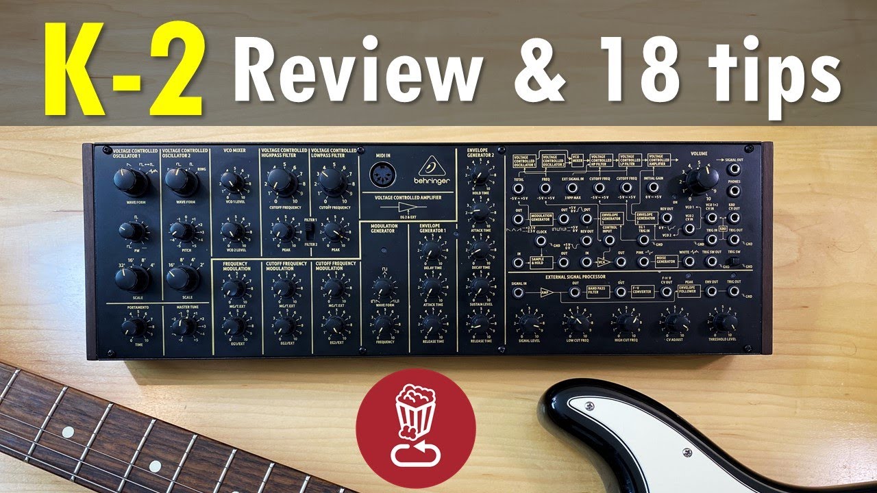 BEHRINGER K-2 Tutorial & Review, with 18 patch ideas (that also apply to KORG's MS-20)