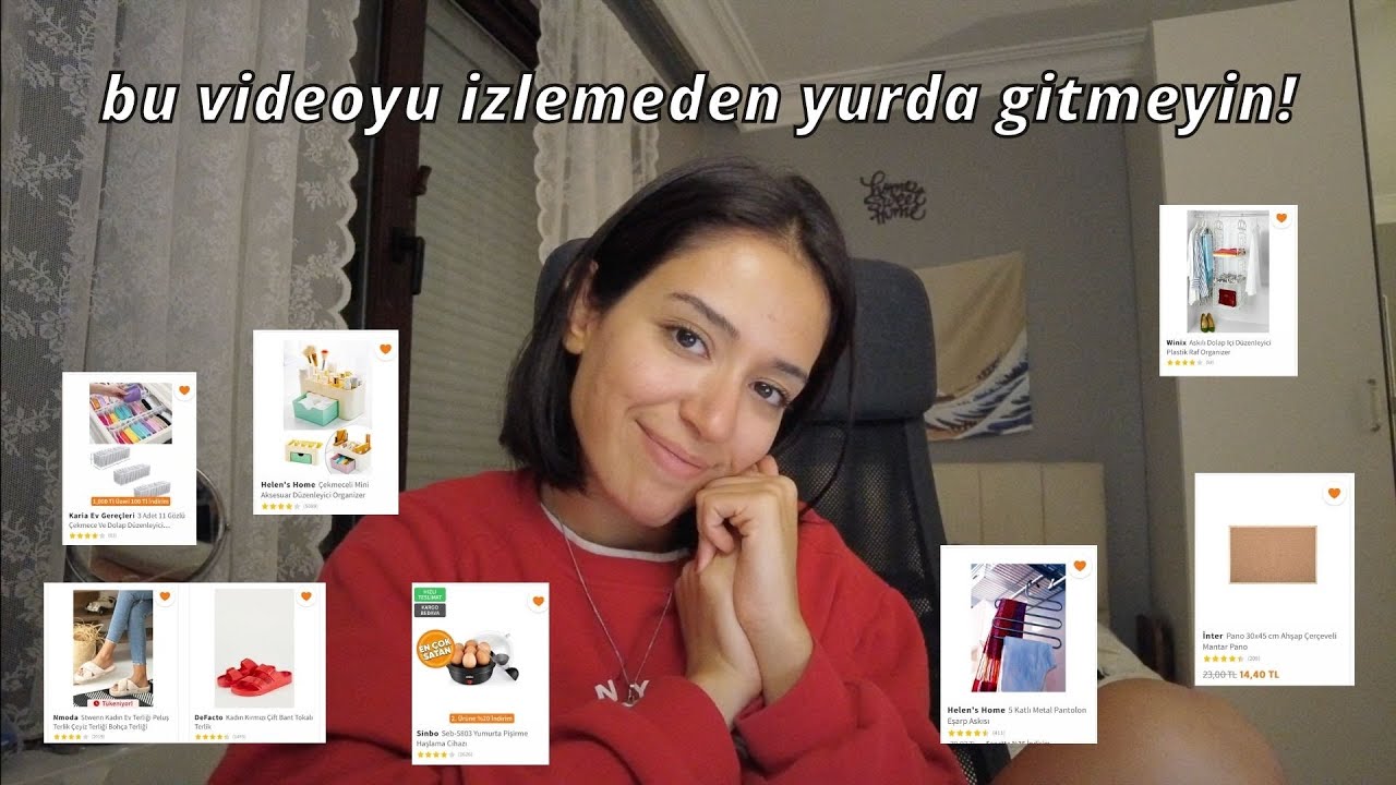 YURDA GİTMEDEN ÖNCE MUTLAKA ALINMASI GEREKENLER/ YURT İHTİYAÇLARI🛏🏡
