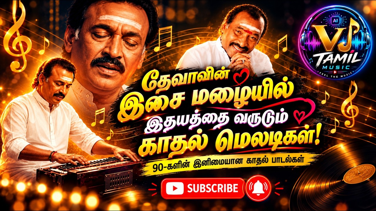 தேவாவின் இசை மழையில் 90s Tamil Love Melodies | Deva Sir Evergreen Romantic Hits | VJ Tamil Music