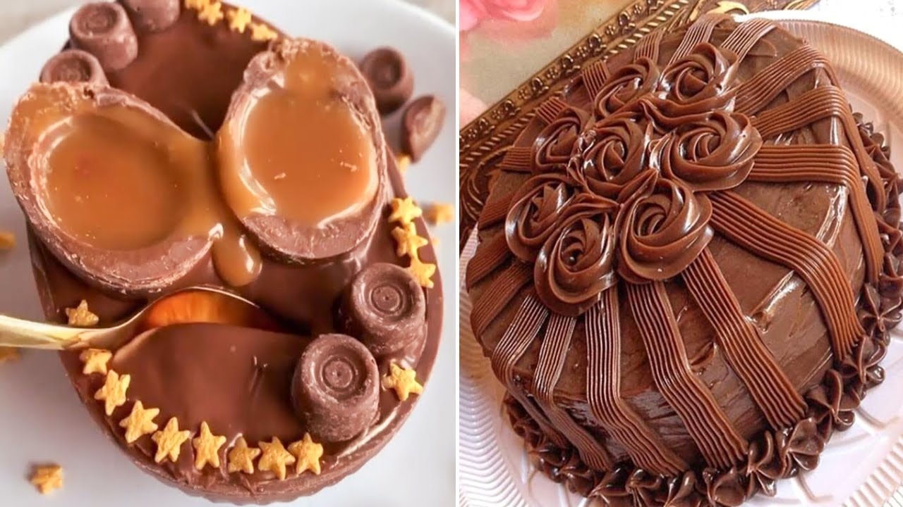 Perfect Sweet Chocolate Dessert For Your Family | So Yummy Cake Decoration Recipe