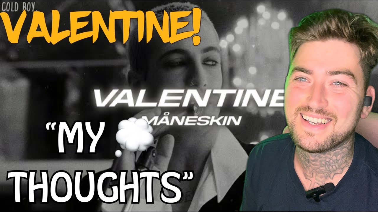 Måneskin 🇮🇹 - VALENTINE Lyric Video (REACTION!!!)