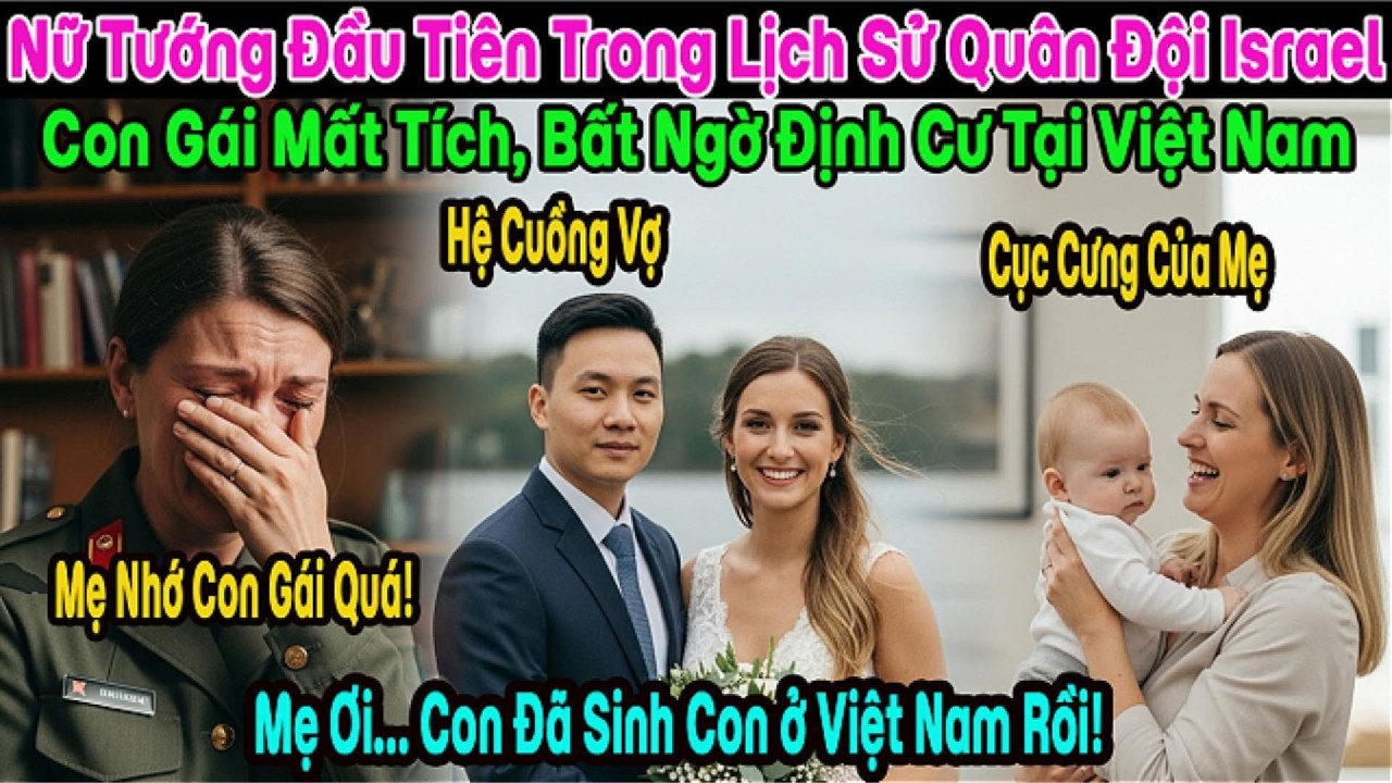 Nữ Tướng Israel Nghẹn Ngào Ôm Cháu Ngoại Tại Việt Nam Sau Nhiều Năm Thất Lạc Con Gái Ruột.
