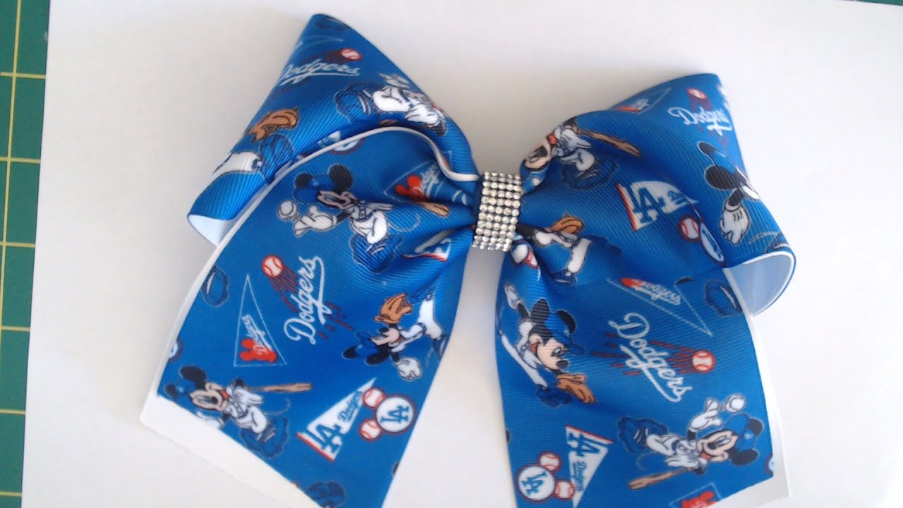 cheer bow,moño  porrista o medio boutique con liston 7.5cm#hechos #lazos