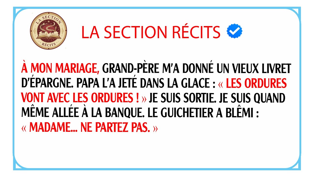 Les ordures vont avec les ordures » : Mon père m’humilie, mon héritage secret le détruit !