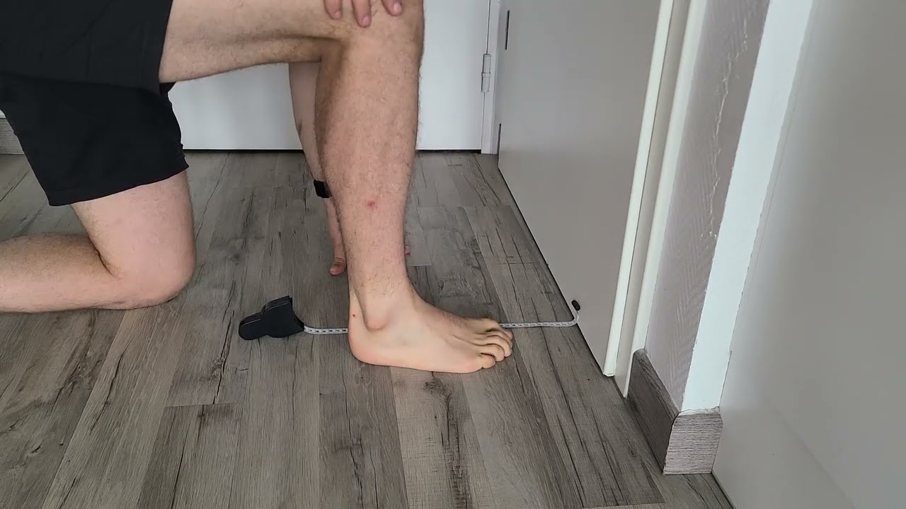 test de dorsiflexion de la cheville
