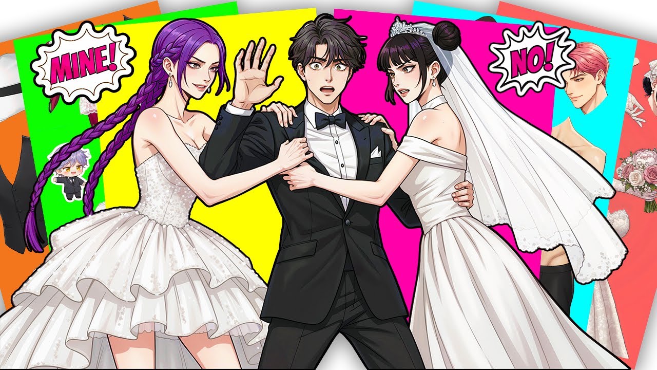 [💍paper diy💍] Run, Groom, Run! HUNTRIX RUMI x ZOEY x SAJABOYS JINU | KPOP DEMON HUNTERS Sticker Book