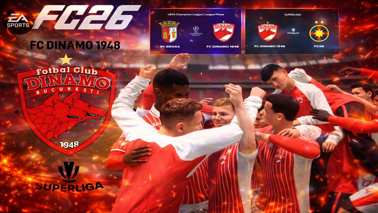 PRESIUNE MAXIMĂ: DERBY CU FCSB ȘI NOU MECI IN UCL! | CARIERA CU DINAMO | EA FC 26 #24