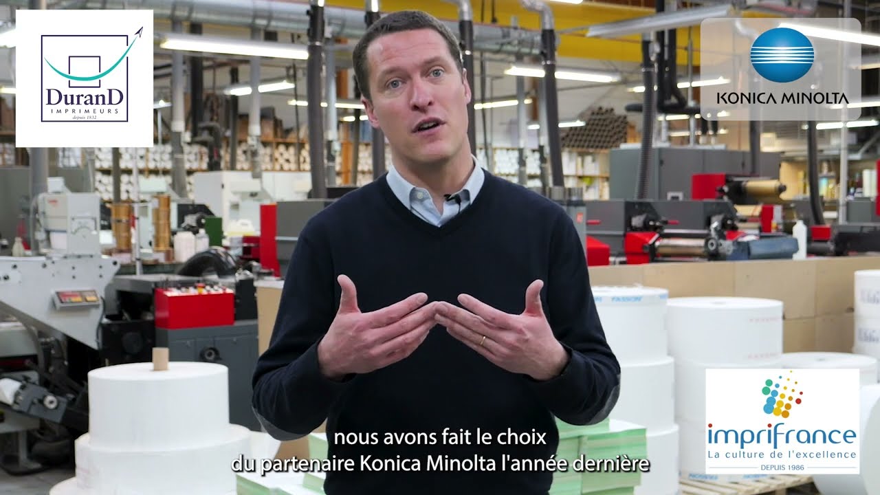 Témoignage Client - Imprimerie Durand et Imprifrance - Konica Minolta