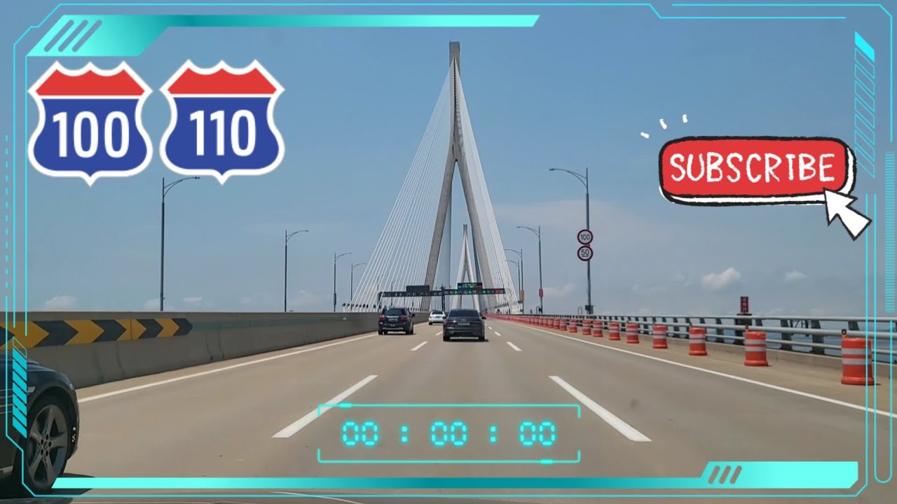 [100][110][Road Cam] 퇴계원IC ~ 인천대교TG 주행(약 5~6배속)
