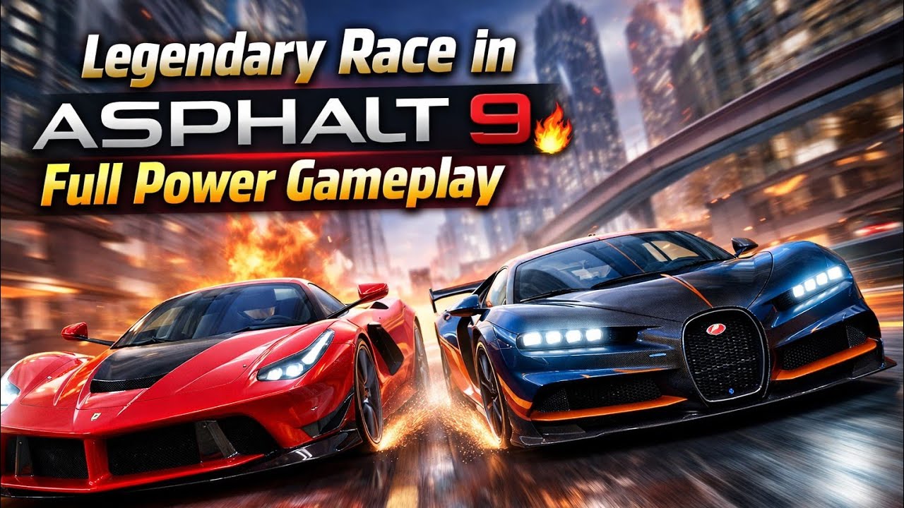 “Legendary Race in Asphalt 9 🔥 Full Power Gameplay
