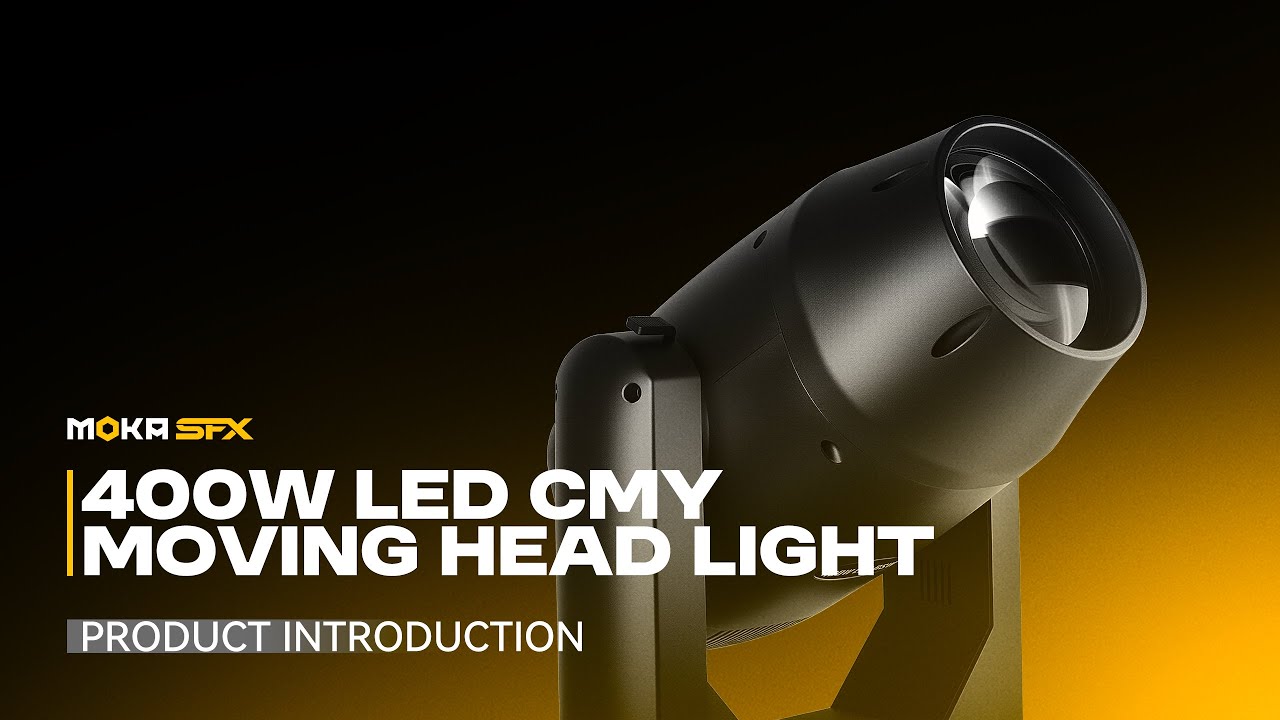MOKA SFX Unleash Brilliance: LED 400w 3in1 CMY+ CTO color mixing Moving Head Beam Light