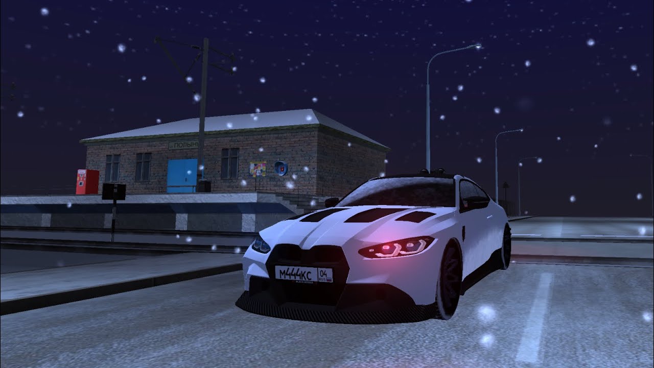 ✌️🤑Купил BMW M4 Csl на Black Russia 😮‍💨☃️ играю на сервере Blue💙😈