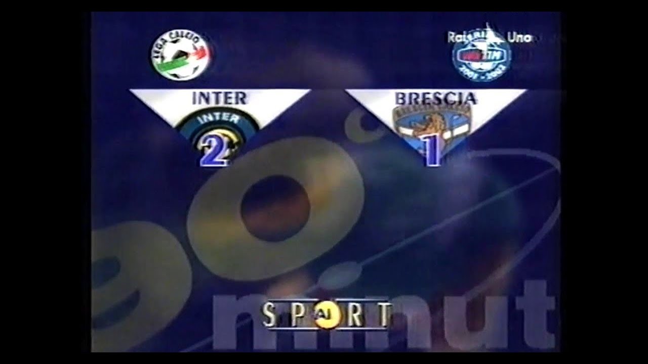 2001-02 (31^ - 14-04-2002) INTER-Brescia 2-1 [Guardiola(R),Ronaldo,Ronaldo] Servizio 90°Minuto Rai1