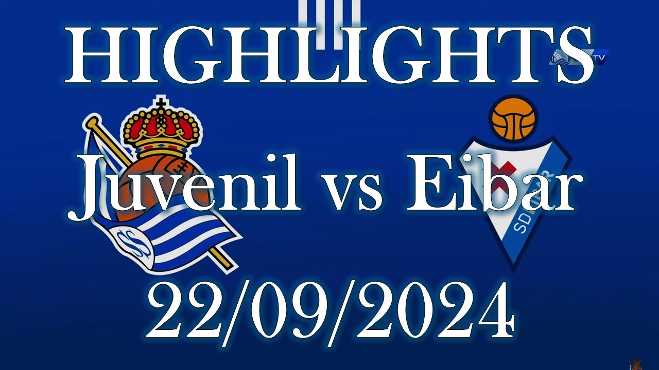 HIGHLIGHTS | Real Sociedad Juvenil vs Deportivo Alavés Juvenil | División de Honor J4 (22/09/2024)