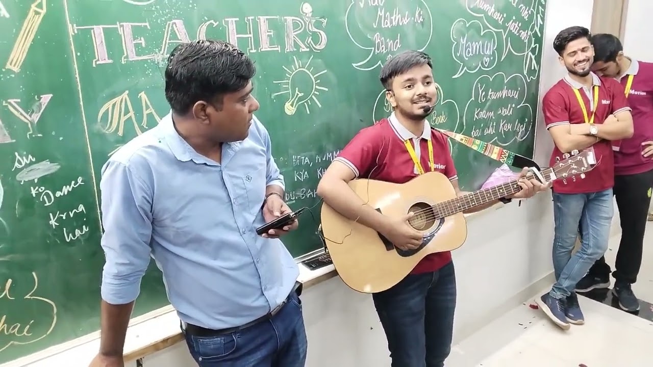 teachers day celebration kota( motion ) singing#kota  #motion