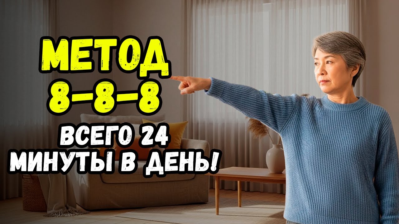 Метод 8–8–8: всегда организованный дом за 24 минуты в день