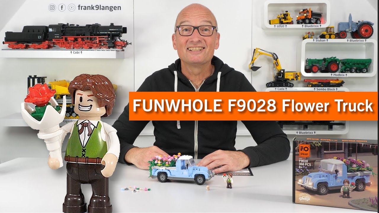 Funwhole F9028 Flower Truck - mit vielen Blumen und Licht!