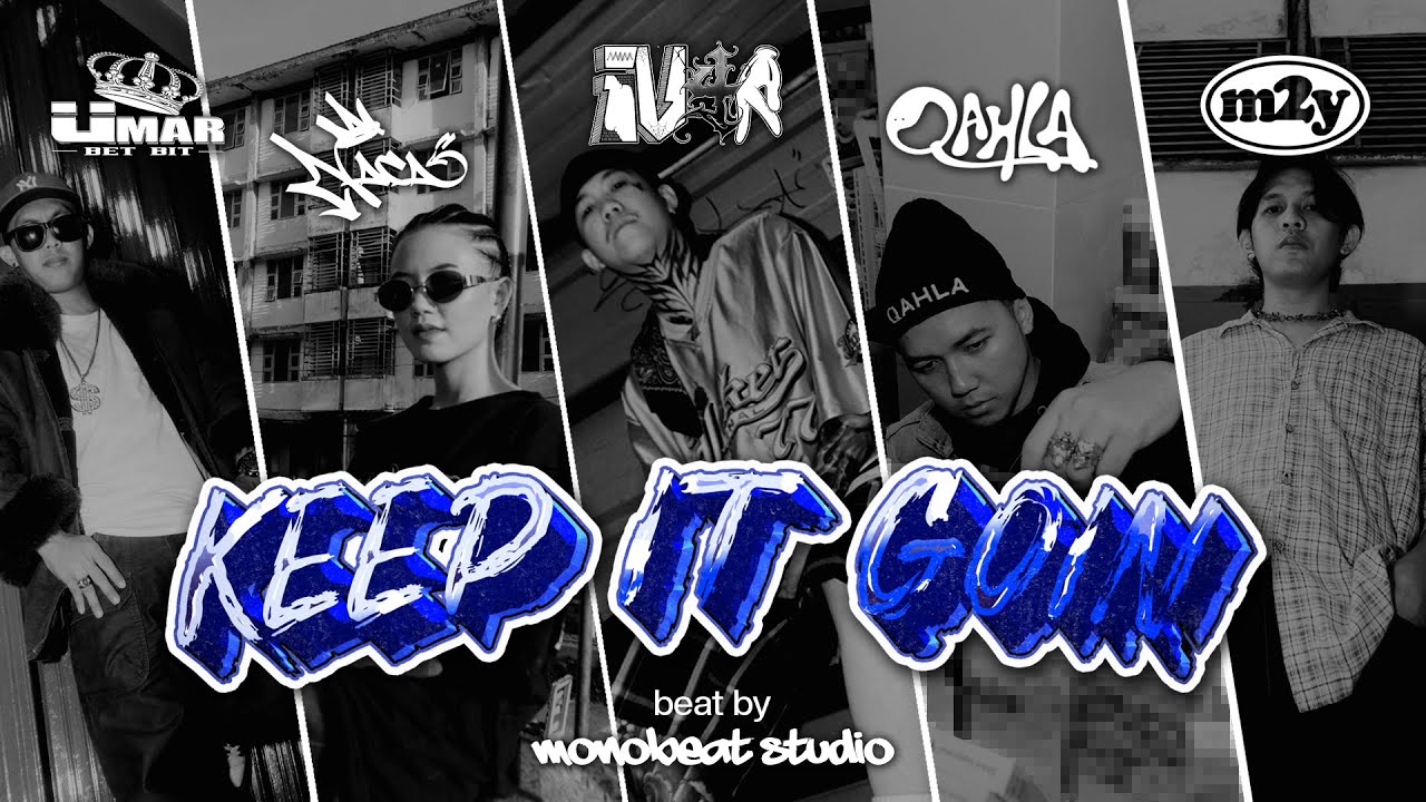 UMAR BETBIT, NACA, IV4N, QAHLA, M2Y - KEEP IT GOIN (OFFICIAL VIDEO LYRIC) | BANGKA HIPHOP