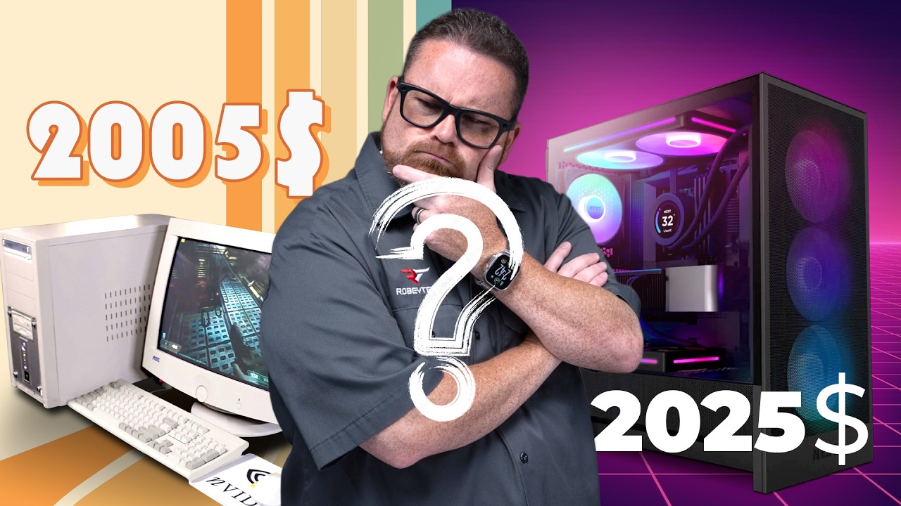 Мы перенесли игровой ПК 2005 года в 2025 год! Что думают люди?
