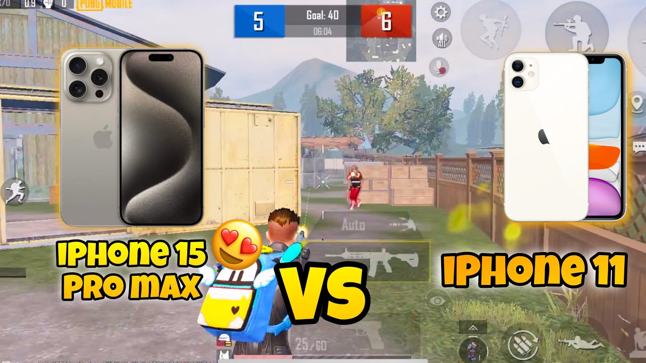 IPHONE 15 PRO MAX VS IPHONE 11 PUBG TEST😱 |TDM FULL GAMEPLAY 😍| IPHONE 11 IN 2024 NO LAG ?