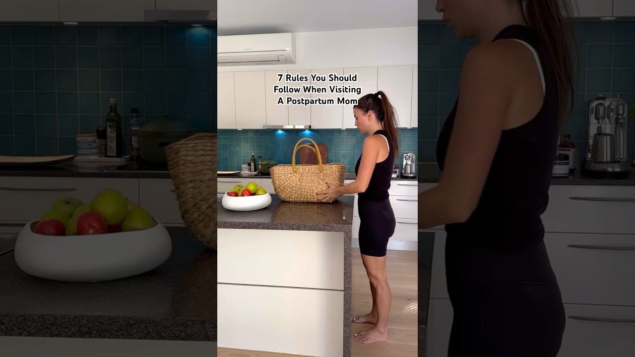 7 rules for a respectful visit with a postpartum mom and her newborn baby 