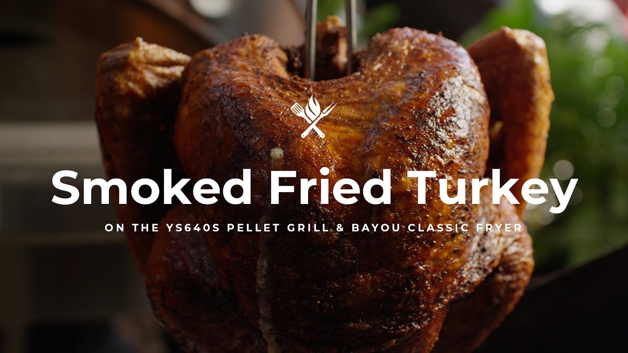 Smoked & Deep Fried Turkey | Crispy Outside, Juicy Inside