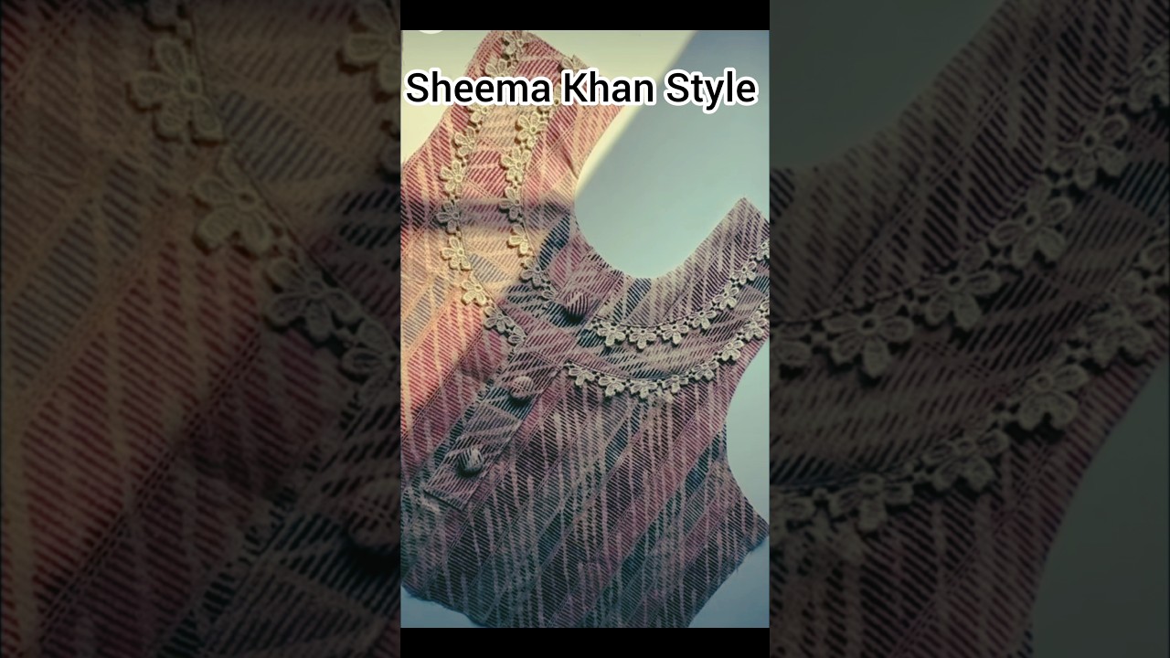 Simple Neck Design || Sheema Khan Style #trending #shorts #viralshort #neckdesign