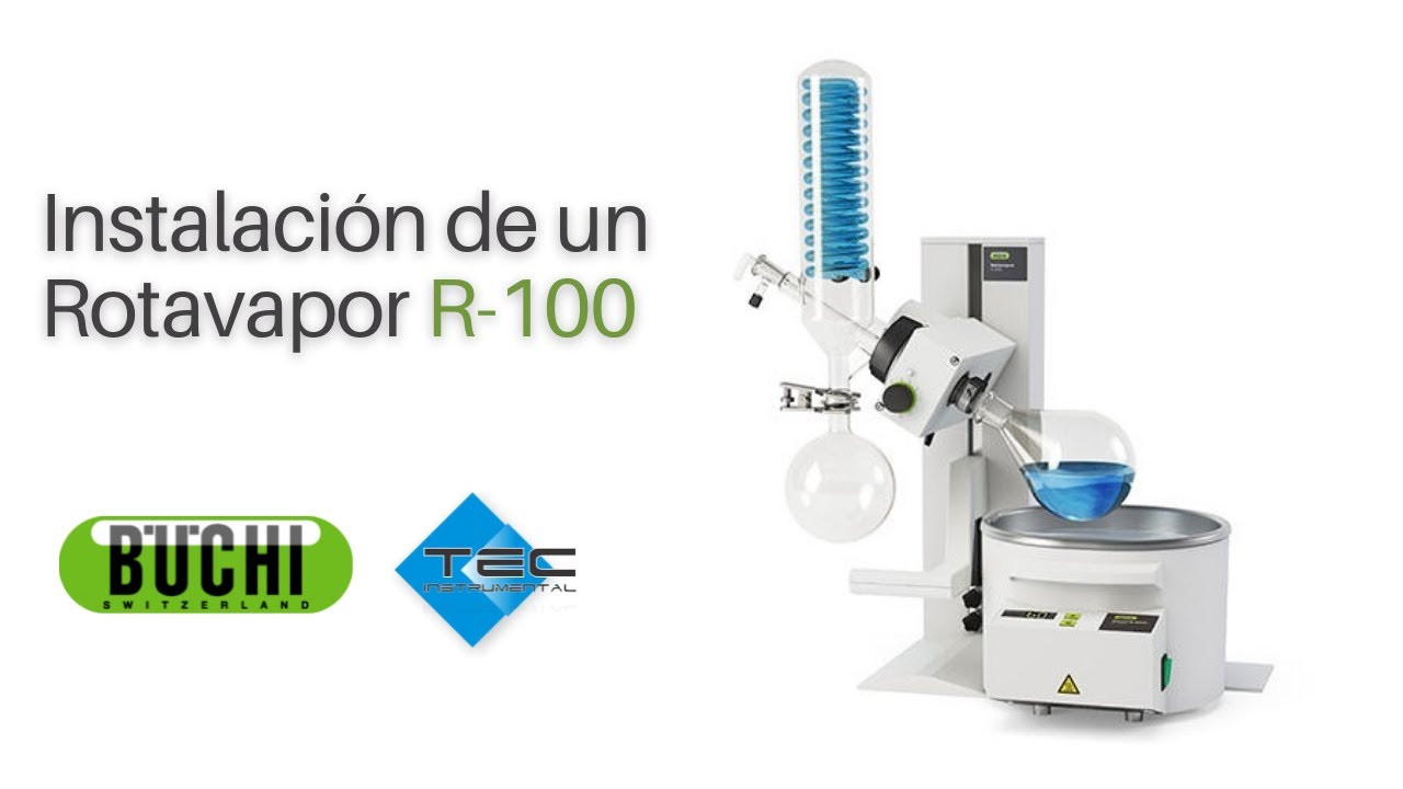 Instalación de un Evaporador Rotatorio de BÜCHI
